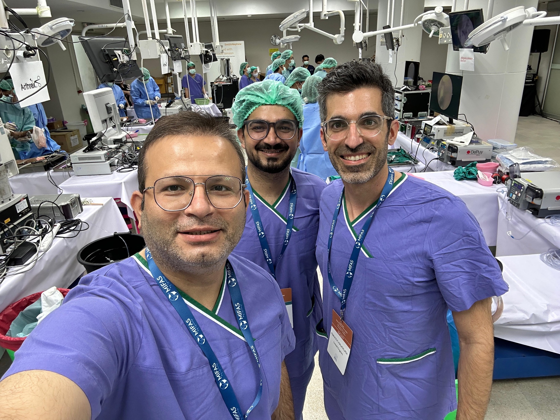 Operation theatre training session with international faculty