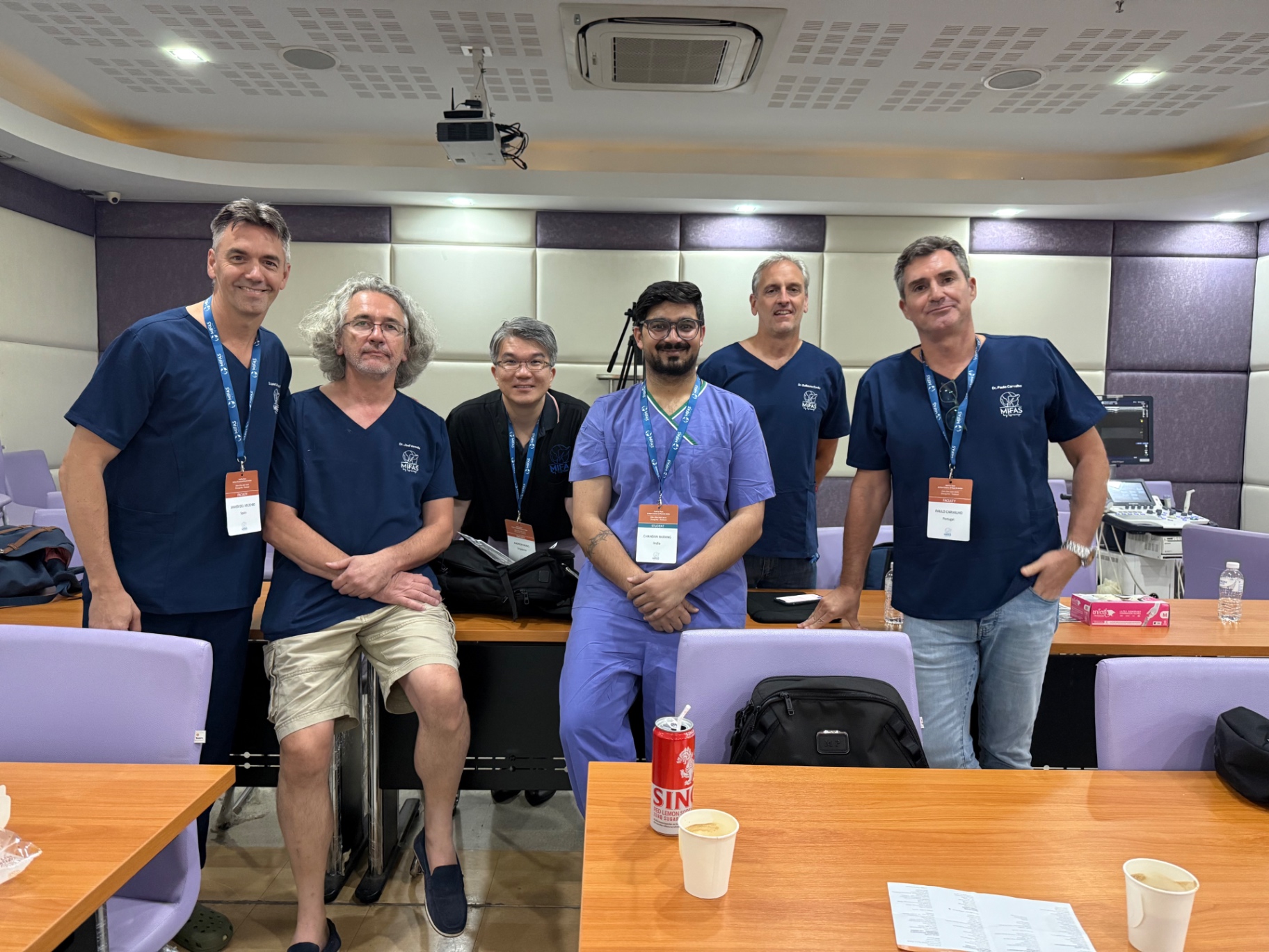 Group photo during international foot and ankle training