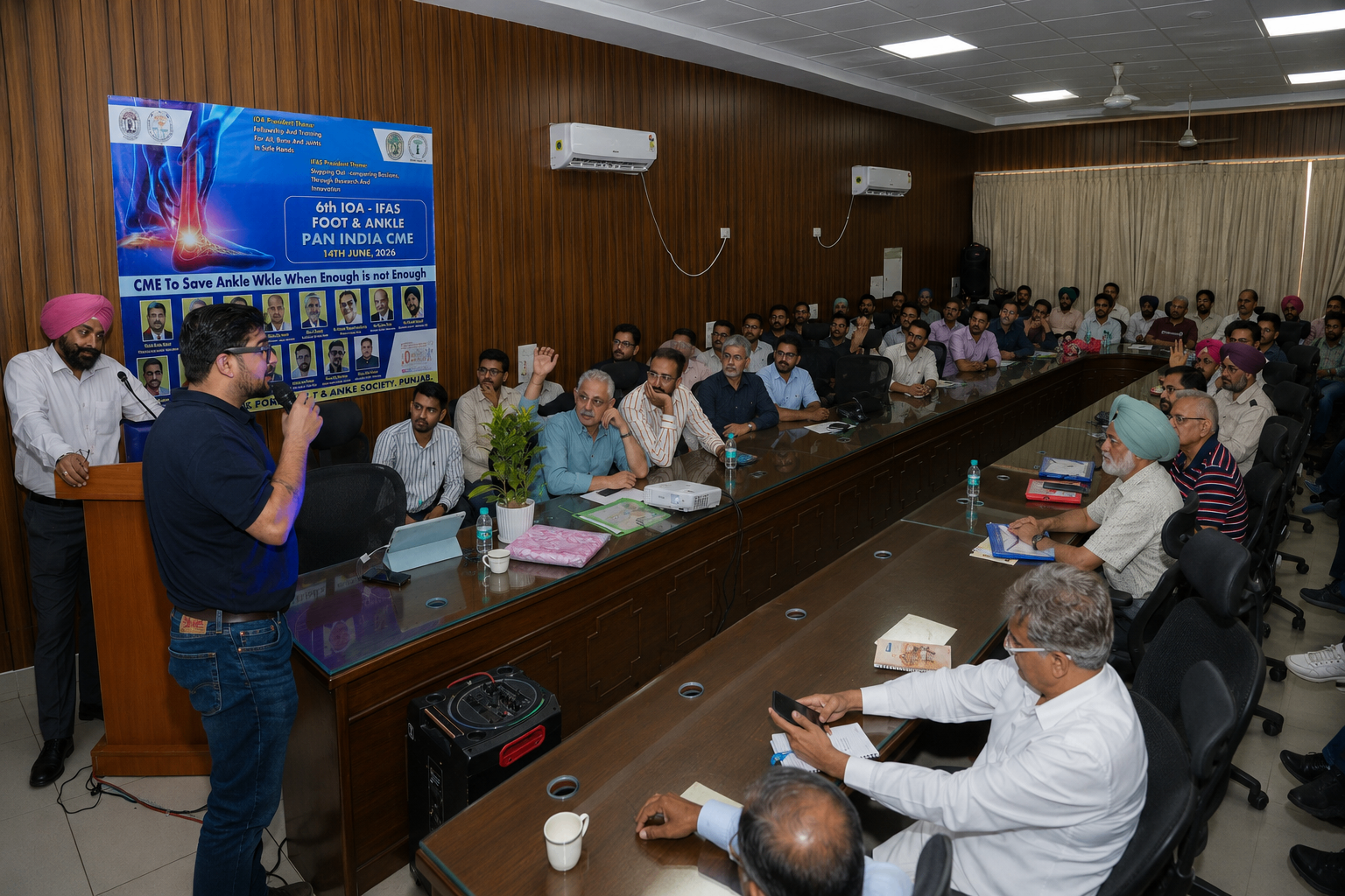 Pan India foot and ankle CME with large audience